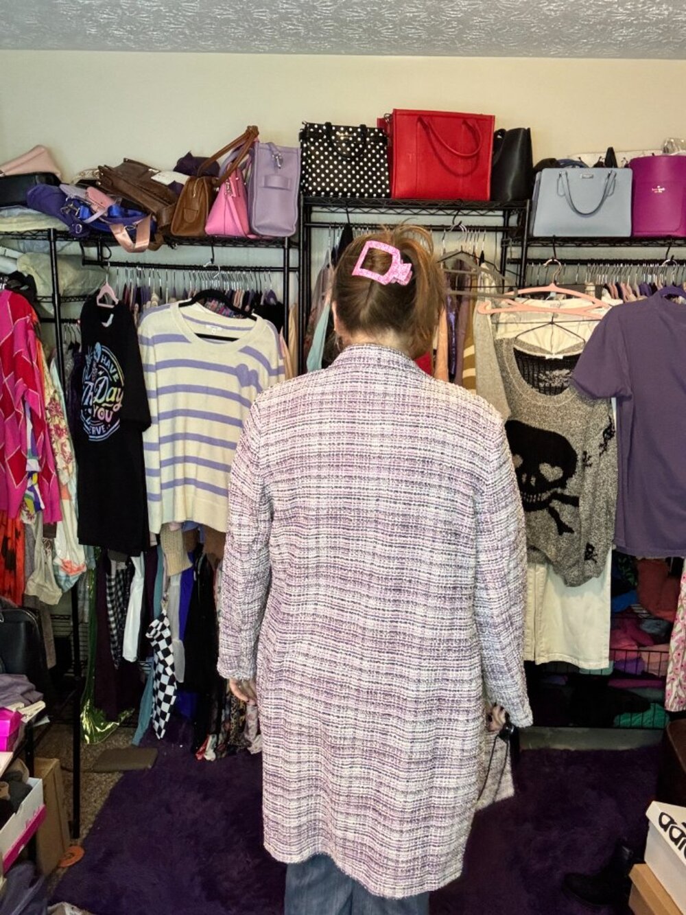 Dear Scarlett - Brixton Blazer - Lavender Ivory - XL - NWT - Picture 11 of 11